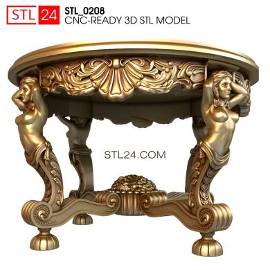 Tables (STL_0208) 3D models for cnc